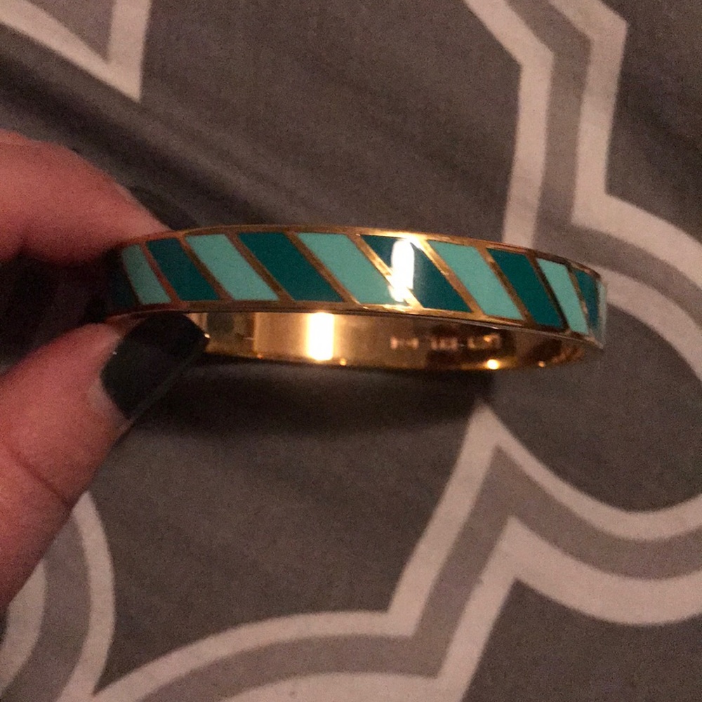 Teal/gold kate spade bracelet